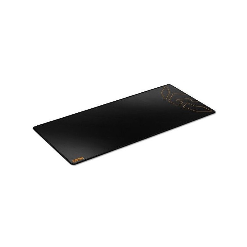 Alfombrilla krom knout xl extended gaming para mouse raton y teclado 850 x 300 x 4 mm.
