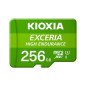 Tarjeta micro sd kioxia 256gb exceria high endurance uhs - i c10 r98 con adaptador