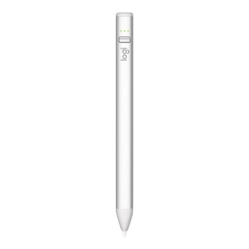 Lapiz digital logitech crayon silver usb - c para ipad - con tecnologa apple pencil