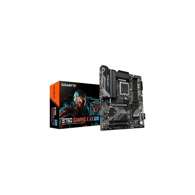 Placa base gigabyte 1700 b760 gaming x ax atx -  4x ddr5 -  4x sata 6gb - s -  2x usb 3.2 -  1x usb tipo c -  5x usb 2.0