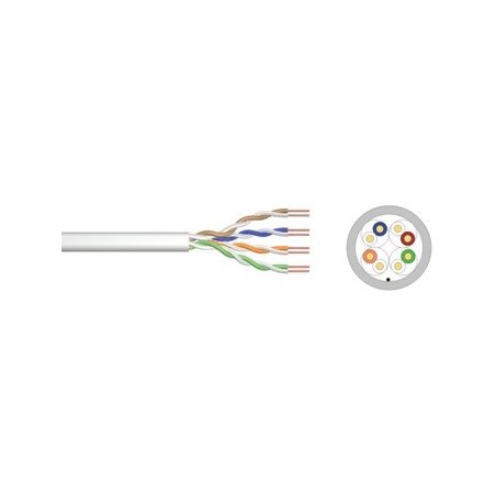 Cable de red ewent ew - mat - 6u - r - 305 - s cat 6 u - utp awg23 - 1 cca 305mt rigido