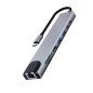 Docking station usb tipo c ewent ew1146 8 en 1 87w - hdmi 4k - 1 x usb tipo c pd - 1 x usb tipo c - 2 x usb tipo a - rj45 - lect