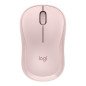 Mouse raton logitech m240 optico bluetooth silent rosado