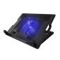 Soporte - base refrigeracion para ordenador portatil ewent ew1258 - 1 ventilador - 2 usb - hasta 17 pulgadas