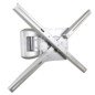 Soporte articulado de pared phoenix para pantalla tv rotacion  giro e inclinacion 20 hasta 35 kg gris metalizado