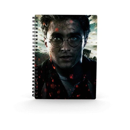 Libreta efecto 3d sd toys harry potter cara harry potter