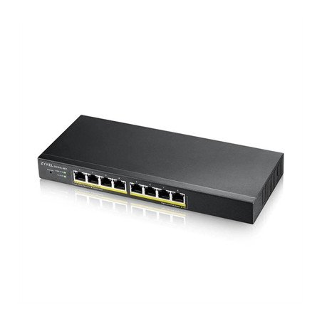Switch 8 puertos zyxel gs1915 - 8ep gigabit ethernet poe 60w nebula