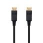 Cable displayport m - m 3m nanocable negro retail dp - m - dp - m -  3m -  conectores oro -  5.4 gbits