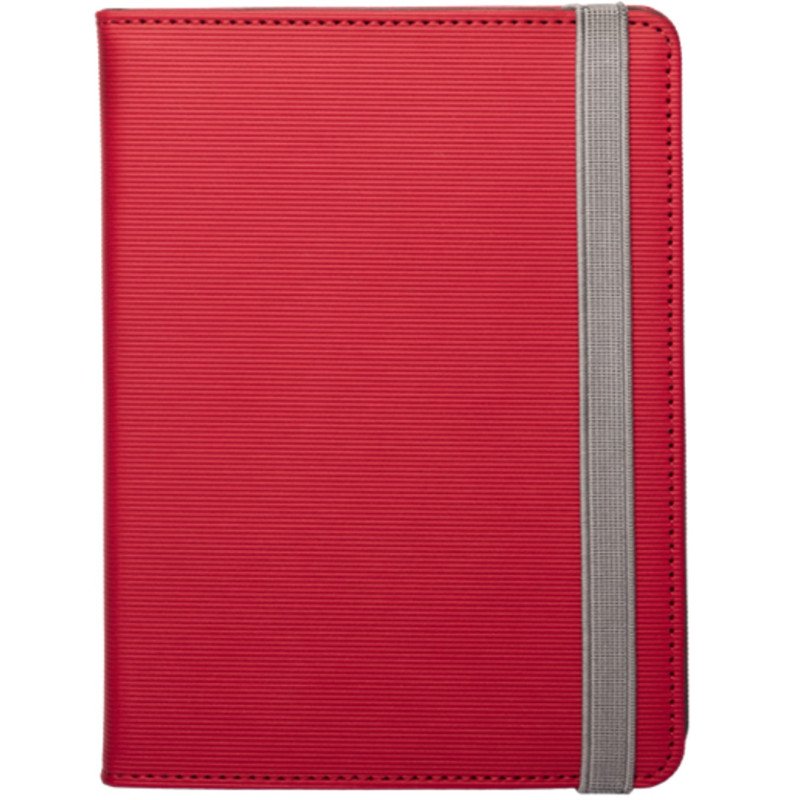 Funda universal silver ht para ebook wave 6 pulgadas roja