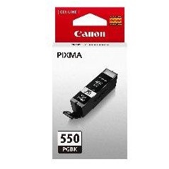 Cartucho tinta canon pgi - 550 pgbk negro pigmentado  mg5450 - ip7250
