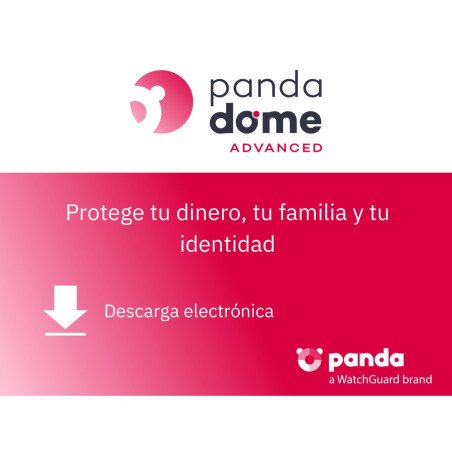 Antivirus panda dome advanced  dispositivos ilimitados 1 ao esd licencia electronica
