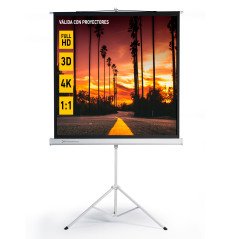 Pantalla de trípode de proyección de 80 pulgadas