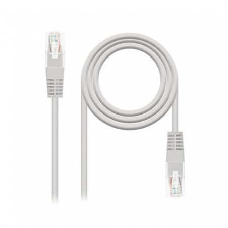 Cable red nanocable latiguillo rj45 utp cat6 10m gris