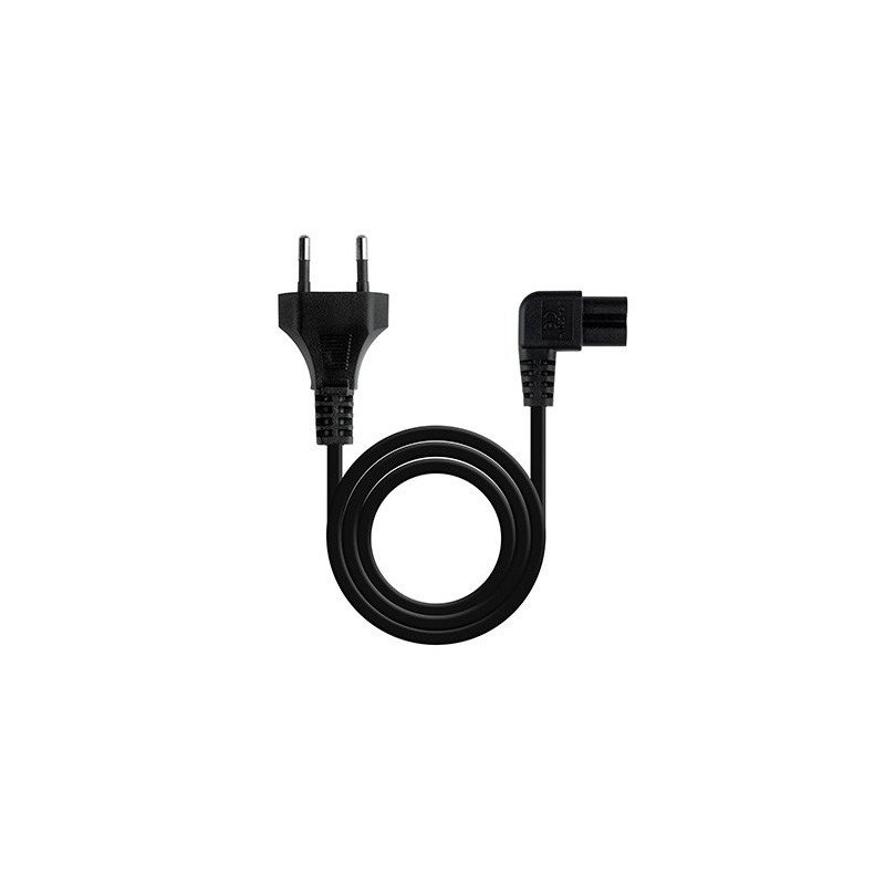 Cable alimentacion tipo philip nanocable 1.8m negro 1.8m - cee7 - 16 - m - c7 - acodado