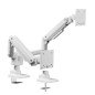 Soporte mesa equip vesa hasta 35 pulgadas 100x100 max 20kg doble pantalla blanco