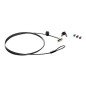 Cable hp antirrobo sure key de llave 4 cabezales