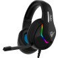 Auriculares gaming phoenix x - io negros multiplataforma con cable jack y adaptador