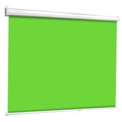Pannello chromakey schermo pieghevole phoenix tessuto verde chroma antirughe montaggio soffitto e parete 2 x 2.5m