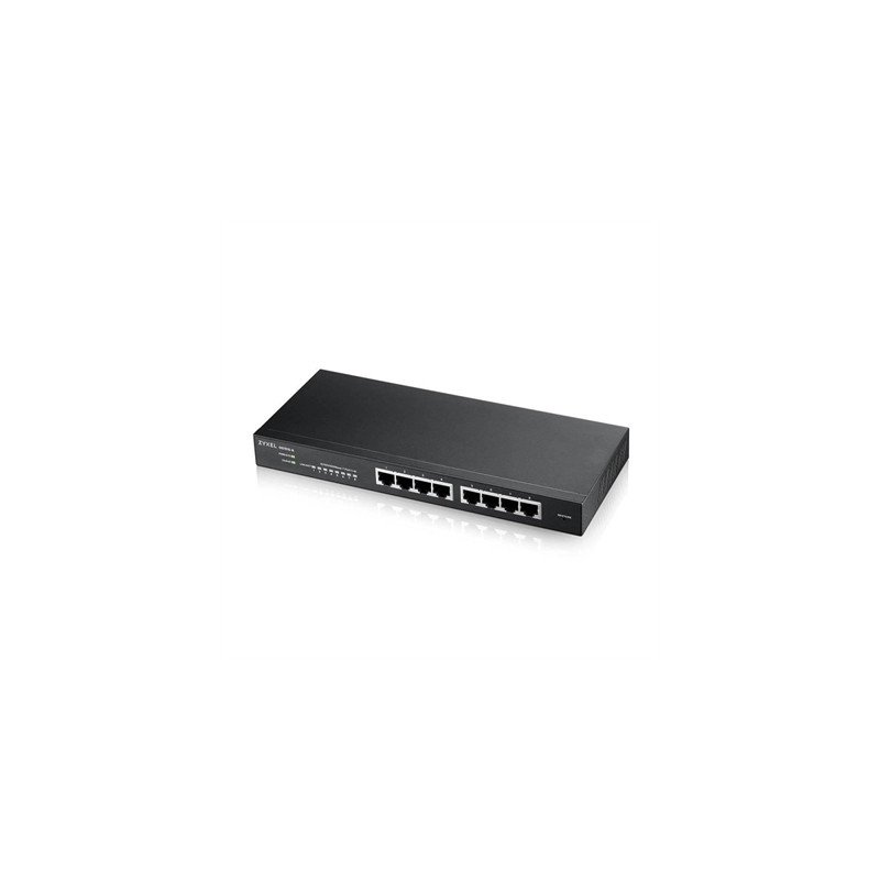 Switch 8 puertos zyxel gs1915 - 8 gigabit ethernet nebula fanless