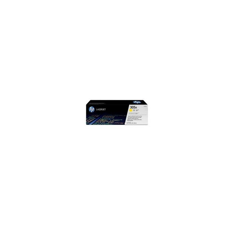 Toner hp 305a ce412a amarillo 2600pag laserjet pro 300 m351a 300  mfp m375nw 400 m451 400 mfp m475
