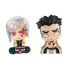 Pacchetto 2 figure Megahouse Demon Slayer Kimetsu no Yaiba Gyomei Uzui