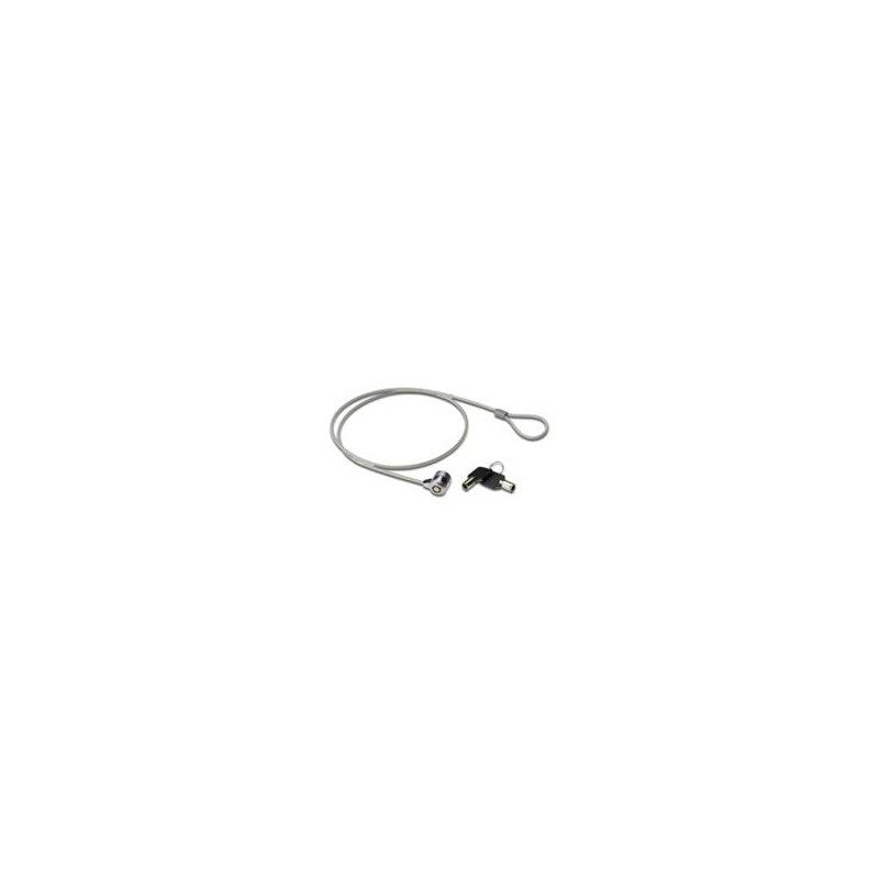 Cable de seguridad ewent cierre kensington (universal) para portatil -  2 llaves -  1.5m