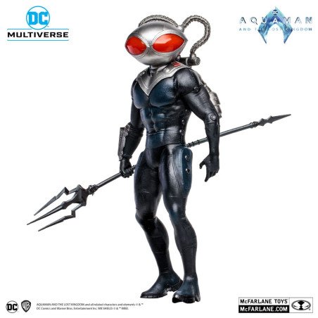 Figura mcfarlane toys dc aquaman 2 film 12in - black manta