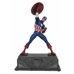 Figura diamond collection marvel avengers capitan america estatua resina 30 cm premier collection