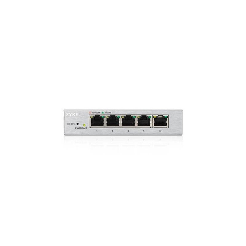 Switch 5 puertos zyxel - gestionable - full duplex 10 - 100 - 1000