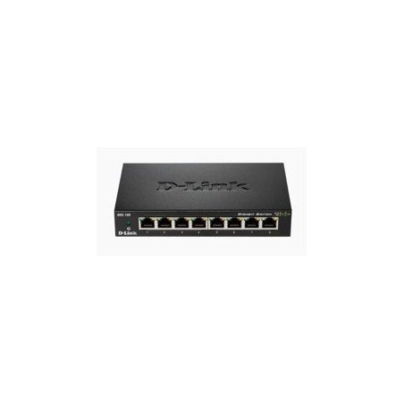 Switch 8 ptos 10 - 100 - 1000 dgs - 108 d - link metal