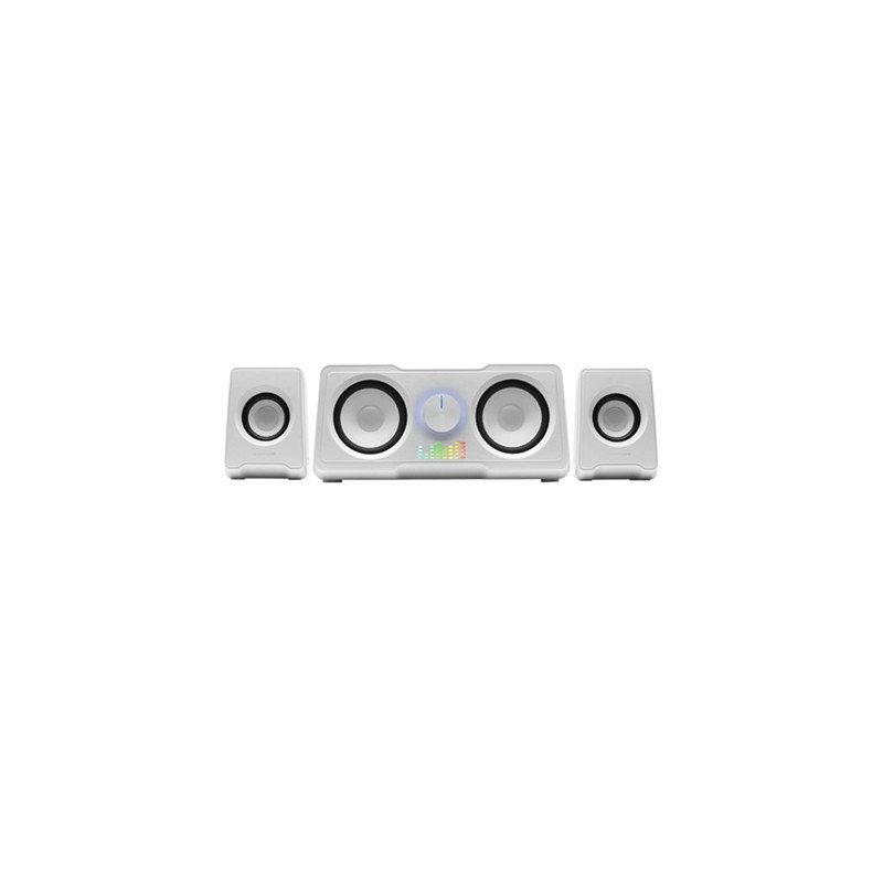 Altavoces mars gaming ms22w 2.2 35w usb + jack 3.5mm blanco