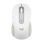Mouse raton logitech m650 mediano optico wireless inalambrico blanco crudo
