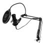Kit microfono phoenix streamcast pro gaming conector jack - brazo articulado - filtro antipop y montura antivibracin