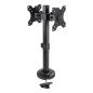 Soporte mesa tooq db1132tn - b vesa 2 brazos hasta 32 pulgadas 100x100mm max 8kg - brazo