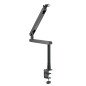 Phoenix ergoflex brazo articulado para microfono streaming ajustable con gestin de cables