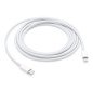 Cable usb tipo c a lightning apple 2m - macho - macho - blanco