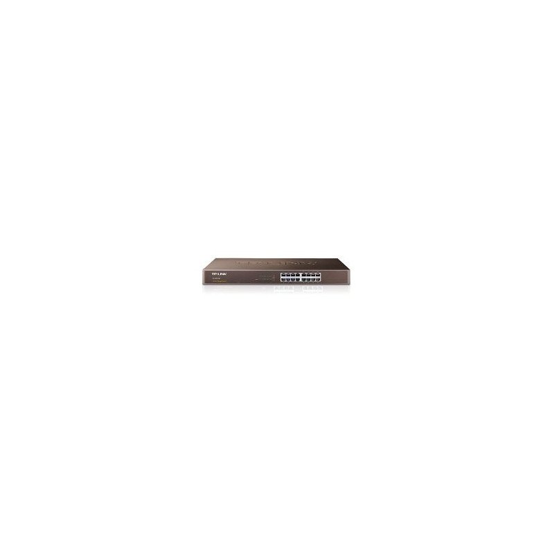 Switch 16 puertos 10 - 100 - 1000 rack 19 pulgadas tp - link