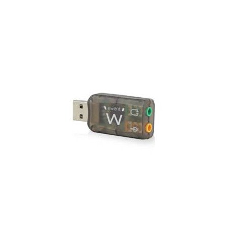 Adaptador de audio ewent sonido virtual 3d 5.1 -  usb 2.0