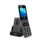 Telefono movil spc stella 2 titanium tipo tapa - dual sim -  2.4 pulgadas -  radio -  bluetooth -  boton sos