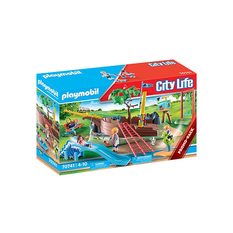 Playmobil city life parque de aventuras con barco naufragado