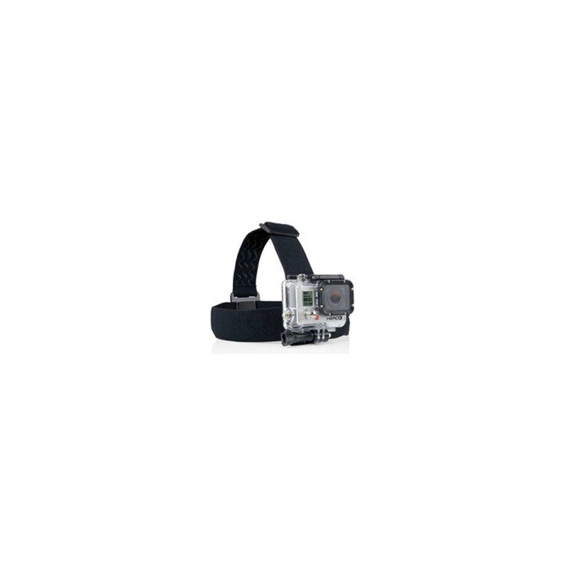 Soporte - correa para la cabeza ajustable phoenix para camaras sport & gopro hero 4 - 3+ - 3 - 2 - 1 de color negro con antidesl
