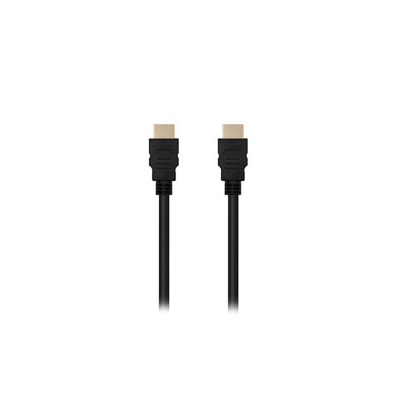 Cable hdmi 2.0 premium tipo a a hdmi tipo a nanocable 3m -  macho - macho -  alta velocidad -  4k -  18gbps -  negro