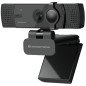 Webcam 4k conceptronic amdis07b 8.3mp -  4k ultra hd - usb - angulo vision 80 - enfoque automatico - doble microfono integrado