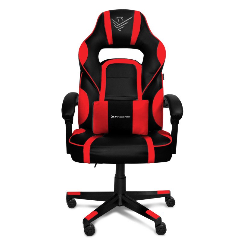 Sedia da gioco Phoenix Trophy in pelle PU rossa