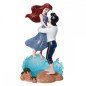 Figura decorativa enesco disney la sirenita ariel y el prncipe eric en ola