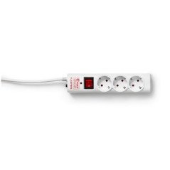 Regleta salicru sps safe 3 3 tomas schuko control sobretensiones