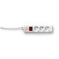 Regleta salicru sps safe 3 3 tomas schuko control sobretensiones