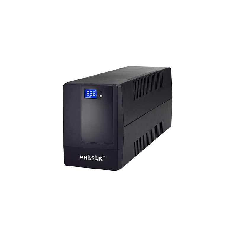 Sai ups phasak 1000va display lcd avr 4xschuko ph 9410