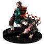 Figura megahouse serie g.e.m. demon slayer kimetsu no yaiba fratello & sorella Kamado