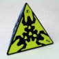 Cubo de rubik qiyi gear pyraminx borde negros